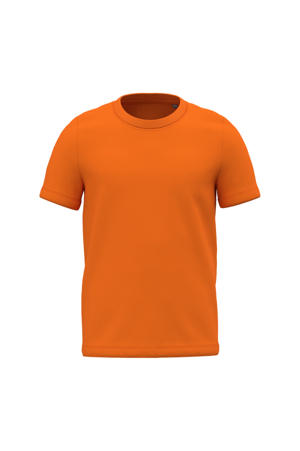 T-shirt de Criança em Algodão Biológico-Laranja-2/4 Anos-RAG-Tailors-Fardas-e-Uniformes-Vestuario-Pro