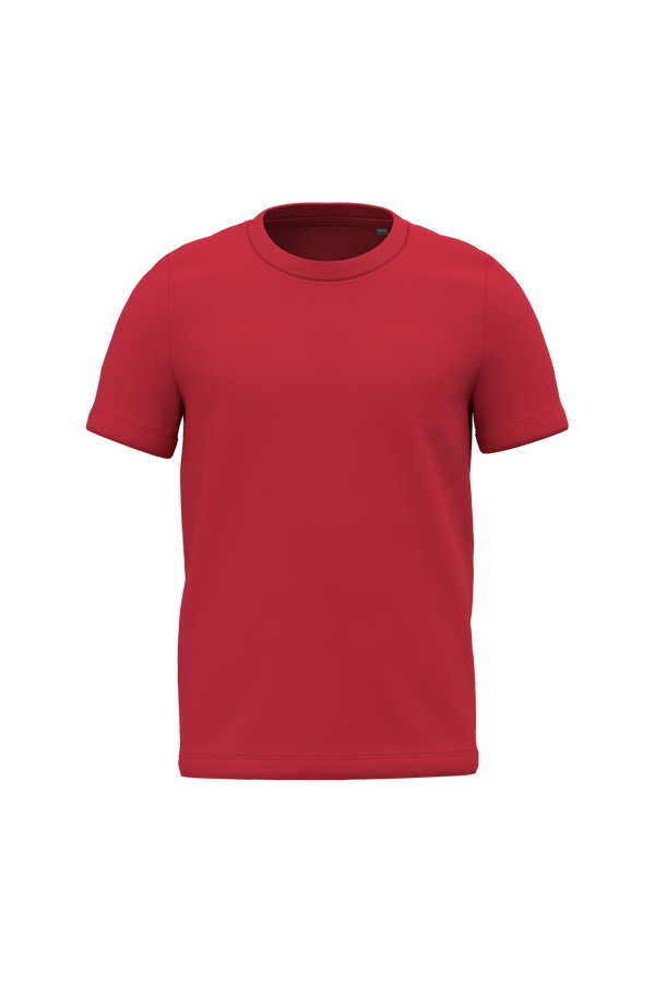 T-shirt de Criança em Algodão Biológico-Vermelho-2/4 Anos-RAG-Tailors-Fardas-e-Uniformes-Vestuario-Pro