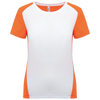 Blanco/Naranja Fluorescente