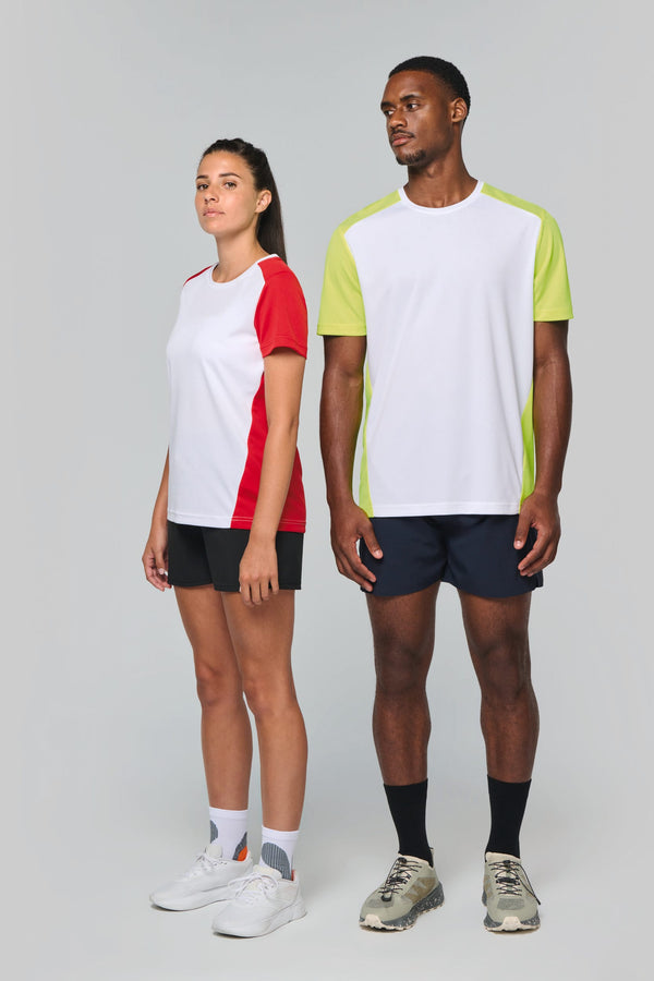 T-shirt de Desporto Bicolor Senhora-RAG-Tailors-Fardas-e-Uniformes-Vestuario-Pro