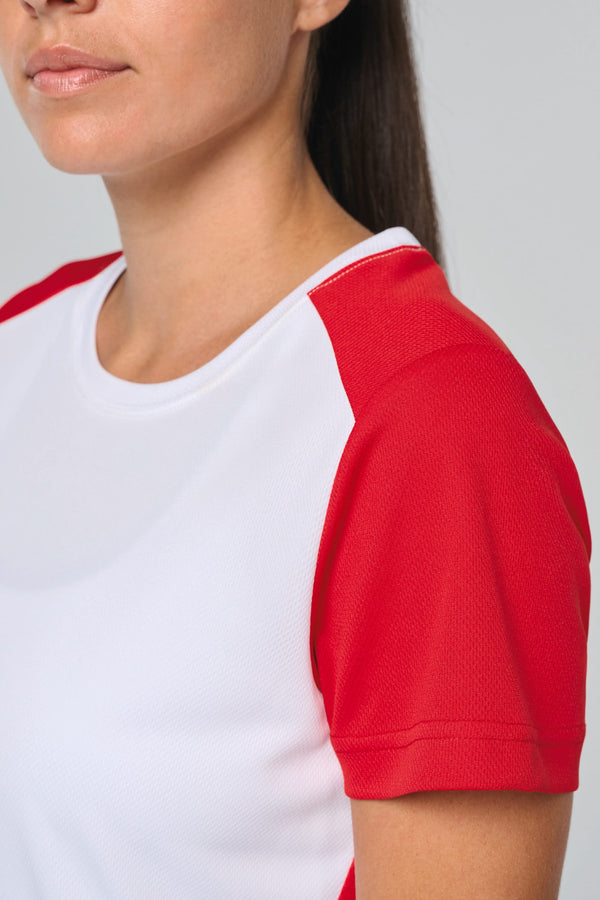 T-shirt de Desporto Bicolor Senhora-RAG-Tailors-Fardas-e-Uniformes-Vestuario-Pro