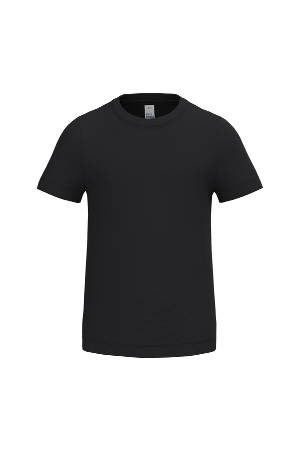 T-shirt de Desporto Criança-Preto Ideal-6/8 Anos-RAG-Tailors-Fardas-e-Uniformes-Vestuario-Pro