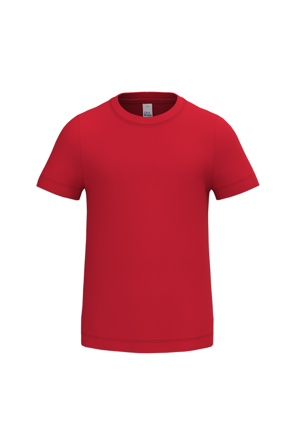 T-shirt de Desporto Criança-Vermelho Ideal-6/8 Anos-RAG-Tailors-Fardas-e-Uniformes-Vestuario-Pro
