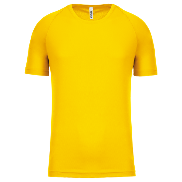 T-shirt de Desporto de Criança Manga Curta-Amarelo Verdadeiro-6/8 Anos-RAG-Tailors-Fardas-e-Uniformes-Vestuario-Pro
