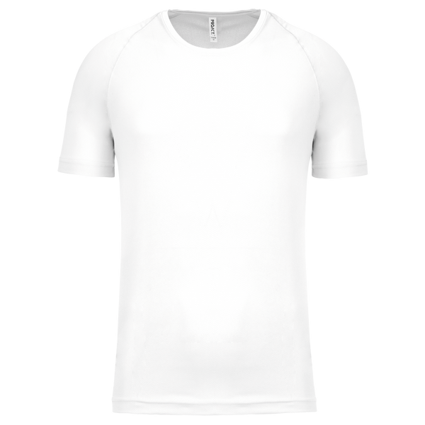 T-shirt de Desporto de Criança Manga Curta-Branco-6/8 Anos-RAG-Tailors-Fardas-e-Uniformes-Vestuario-Pro