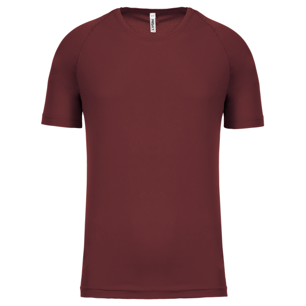 T-shirt de Desporto de Criança Manga Curta-Vinho-6/8 Anos-RAG-Tailors-Fardas-e-Uniformes-Vestuario-Pro