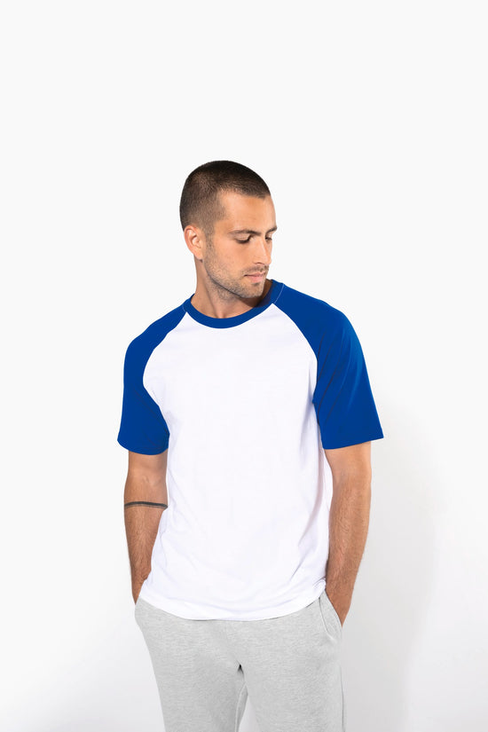 T-shirt de Homem Bicolor Baseball-RAG-Tailors-Fardas-e-Uniformes-Vestuario-Pro