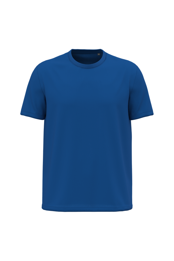 T-shirt de Homem em Algodão Biológico Manga Curta-Azul Royal-2XS-RAG-Tailors-Fardas-e-Uniformes-Vestuario-Pro