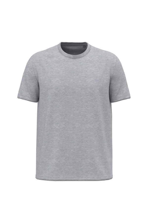 T-shirt de Homem em Algodão Biológico Manga Curta-Cinzento Oxford-2XS-RAG-Tailors-Fardas-e-Uniformes-Vestuario-Pro
