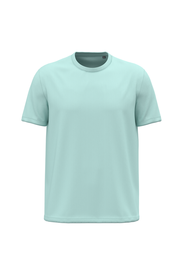 T-shirt de Homem em Algodão Biológico Manga Curta-Menta Gelo-2XS-RAG-Tailors-Fardas-e-Uniformes-Vestuario-Pro
