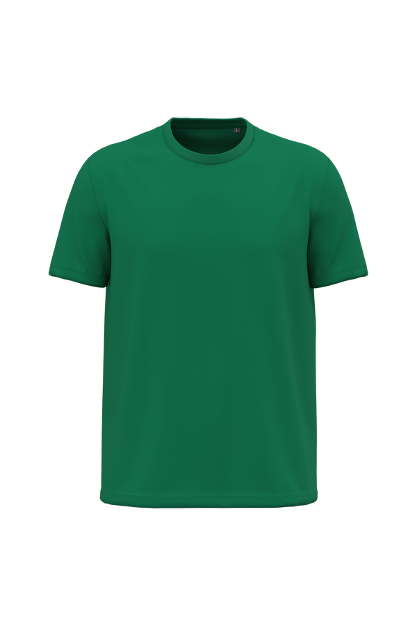T-shirt de Homem em Algodão Biológico Manga Curta-Verde Kelly-2XS-RAG-Tailors-Fardas-e-Uniformes-Vestuario-Pro