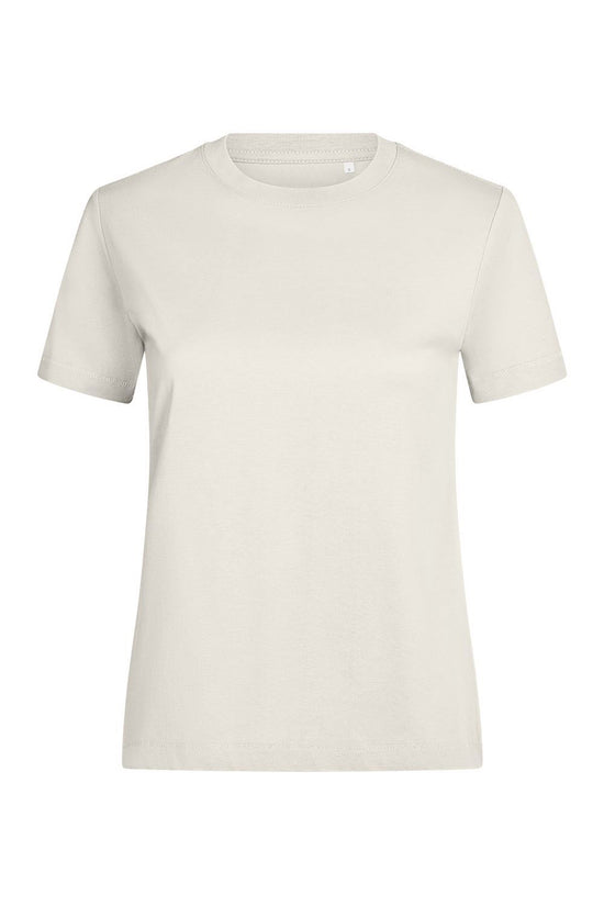 T-shirt de Manga Curta Feminina em Algodão Orgânico Coast Woman 165-Cream - 109-S-RAG-Tailors-Fardas-e-Uniformes-Vestuario-Pro