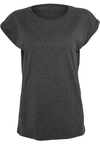 T-shirt de Senhora com Dobra nas Mangas-Carvão-XS-RAG-Tailors-Fardas-e-Uniformes-Vestuario-Pro