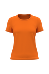 T-shirt de Senhora em Algodão Biológico Bio150-Laranja-XS-RAG-Tailors-Fardas-e-Uniformes-Vestuario-Pro