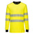 T-shirt de alta visibilidade resistente às chamas PW3-Amarelo/Preto-S-RAG-Tailors-Fardas-e-Uniformes-Vestuario-Pro