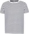 Blanc / Bleu Marine Oxford