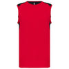 T-shirt de desporto bicolor de cavas-Red / Black-XS-RAG-Tailors-Fardas-e-Uniformes-Vestuario-Pro