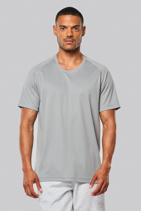 T-shirt de desporto de homem de material reciclado com decote redondo-RAG-Tailors-Fardas-e-Uniformes-Vestuario-Pro