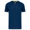 T-shirt de desporto de homem de material reciclado com decote redondo-Sporty Navy-XS-RAG-Tailors-Fardas-e-Uniformes-Vestuario-Pro