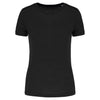 T-shirt de desporto de senhora Triblend com decote redondo-Black-XS-RAG-Tailors-Fardas-e-Uniformes-Vestuario-Pro