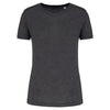 T-shirt de desporto de senhora Triblend com decote redondo-Dark Grey Heather-XS-RAG-Tailors-Fardas-e-Uniformes-Vestuario-Pro