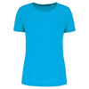 T-shirt de desporto de senhora Triblend com decote redondo-Light Turquoise-XS-RAG-Tailors-Fardas-e-Uniformes-Vestuario-Pro