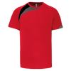 T-shirt de desporto manga curta-Sporty red/Black/Storm grey-XS-RAG-Tailors-Fardas-e-Uniformes-Vestuario-Pro