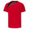 Rosso sportivo/nero/grigio tempesta