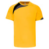 T-shirt de desporto manga curta-Sporty yellow/Black/Storm grey-XS-RAG-Tailors-Fardas-e-Uniformes-Vestuario-Pro