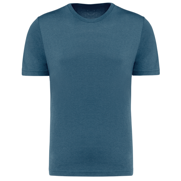 T-shirt de desporto triblend-L-Azul Pato Mesclado-RAG-Tailors-Fardas-e-Uniformes-Vestuario-Pro