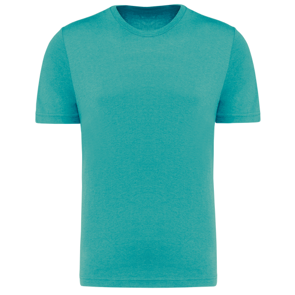 T-shirt de desporto triblend-S-Azul Turquesa Mesclado-RAG-Tailors-Fardas-e-Uniformes-Vestuario-Pro