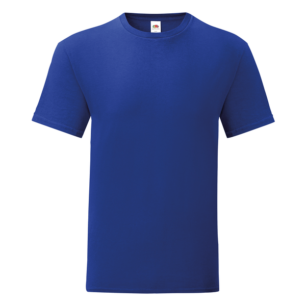 T-shirt de homem Iconic-T-Azul Cobalto-S-RAG-Tailors-Fardas-e-Uniformes-Vestuario-Pro