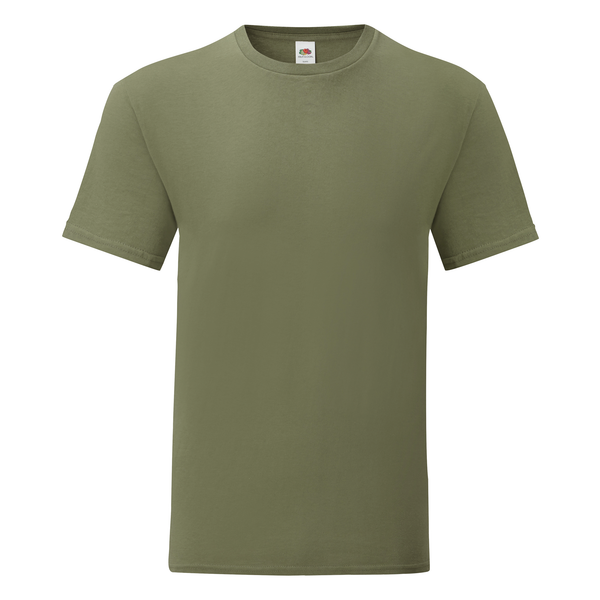 T-shirt de homem Iconic-T-Verde Oliva Clássico-M-RAG-Tailors-Fardas-e-Uniformes-Vestuario-Pro