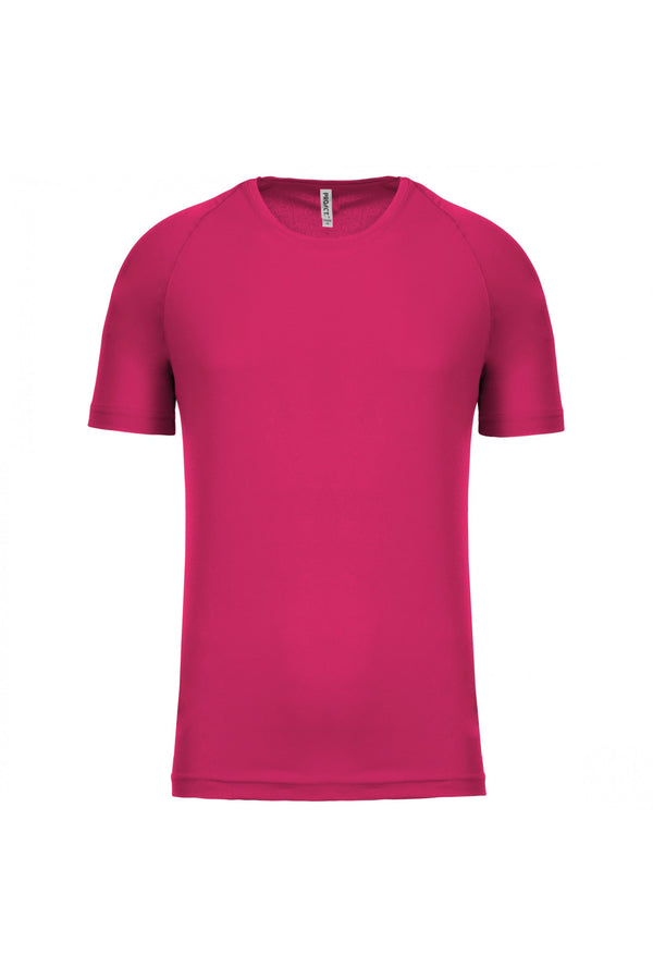T-shirt de manga curta de desporto-Fuchsia-XS-RAG-Tailors-Fardas-e-Uniformes-Vestuario-Pro