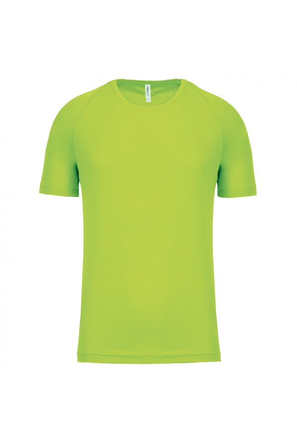 T-shirt de manga curta de desporto-Lime-XS-RAG-Tailors-Fardas-e-Uniformes-Vestuario-Pro