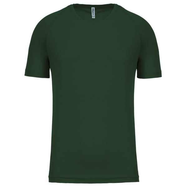 T-shirt de manga curta de desporto-Verde Floresta-XL-RAG-Tailors-Fardas-e-Uniformes-Vestuario-Pro