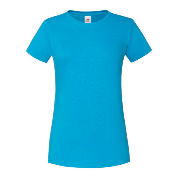 T-shirt de senhora Iconic-T-Azul Azur-S-RAG-Tailors-Fardas-e-Uniformes-Vestuario-Pro
