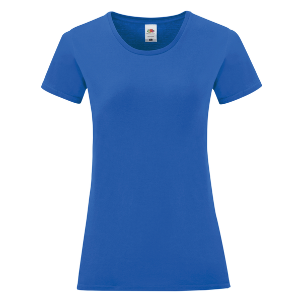 T-shirt de senhora Iconic-T-Azul Royal-XS-RAG-Tailors-Fardas-e-Uniformes-Vestuario-Pro