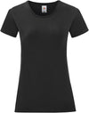 T-shirt de senhora Iconic-T-Preto-XS-RAG-Tailors-Fardas-e-Uniformes-Vestuario-Pro