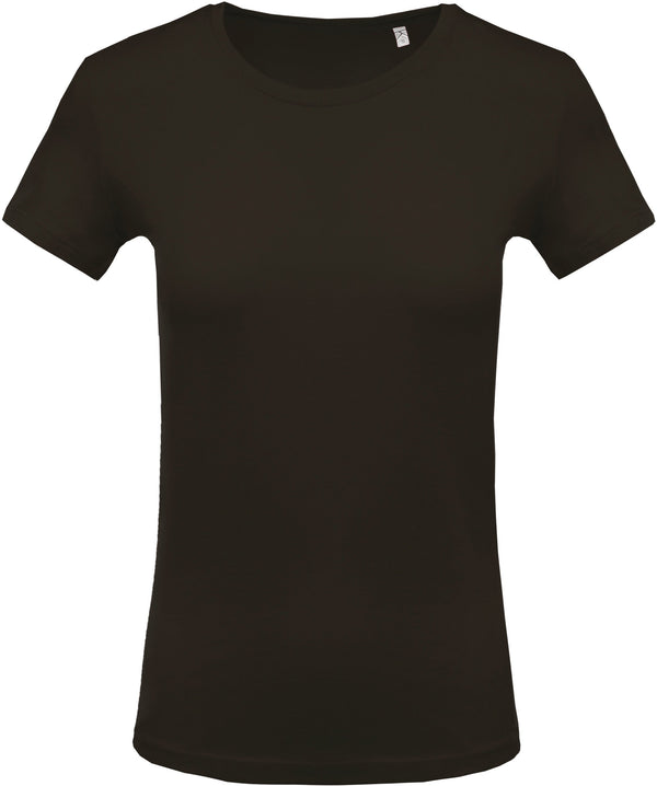 T-shirt de senhora com decote redondo de manga curta-Dark Grey-XS-RAG-Tailors-Fardas-e-Uniformes-Vestuario-Pro