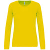 T-shirt de senhora de desporto de manga comprida-Fluorescent Yellow-XS-RAG-Tailors-Fardas-e-Uniformes-Vestuario-Pro