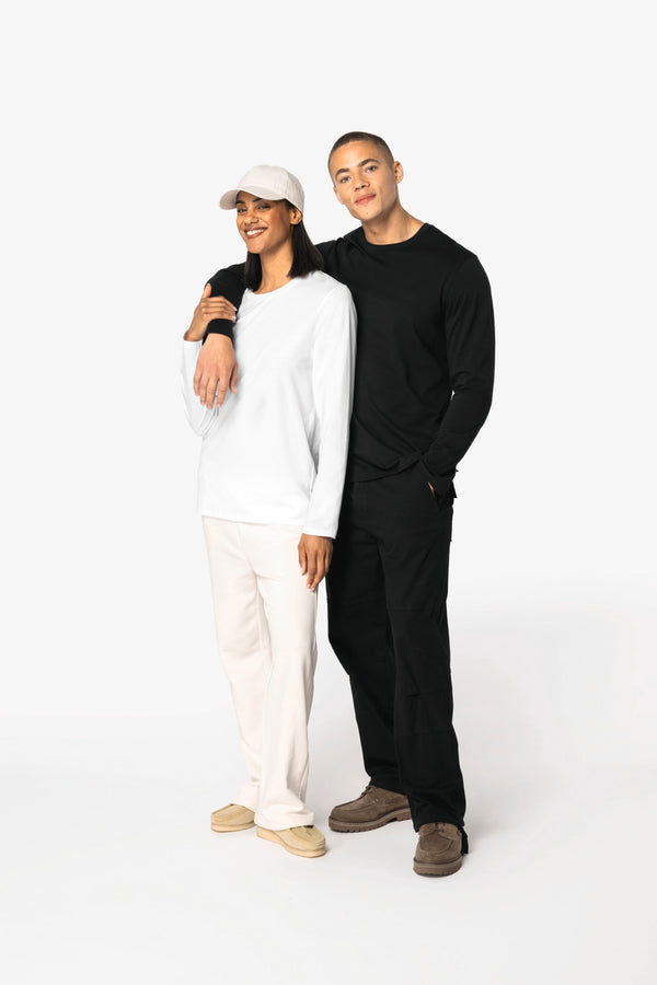 T-shirt eco-responsável de manga comprida unissexo-RAG-Tailors-Fardas-e-Uniformes-Vestuario-Pro