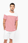 T-shirt estilo marinheiro Bio com decote redondo para homem-RAG-Tailors-Fardas-e-Uniformes-Vestuario-Pro