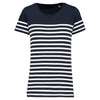 Marine / Rayures Blanches