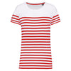 Rayures blanches/rouges
