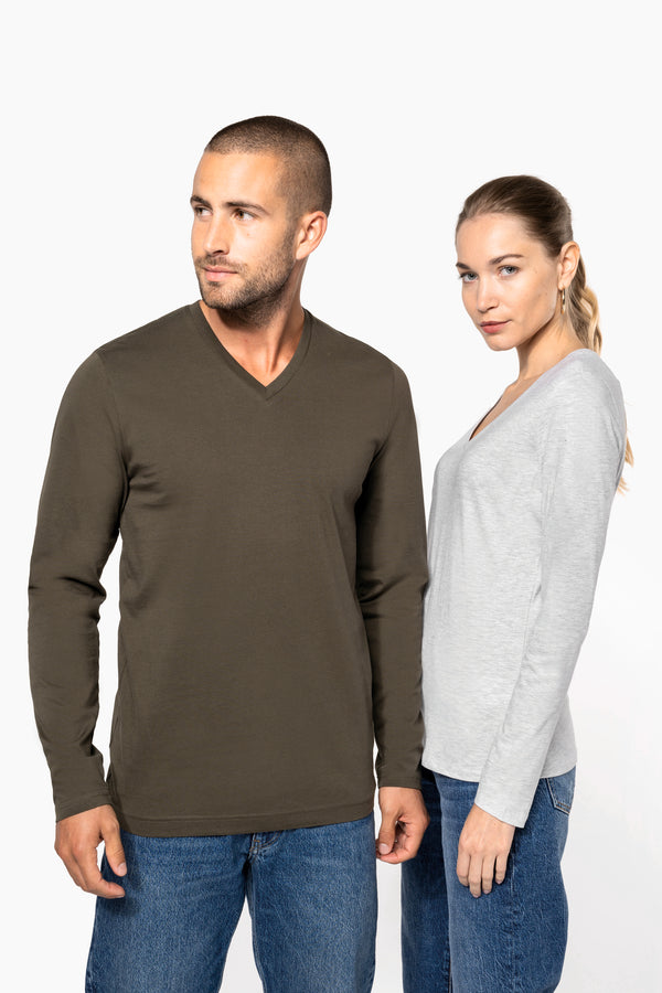 T-shirt manga comprida e decote V-RAG-Tailors-Fardas-e-Uniformes-Vestuario-Pro