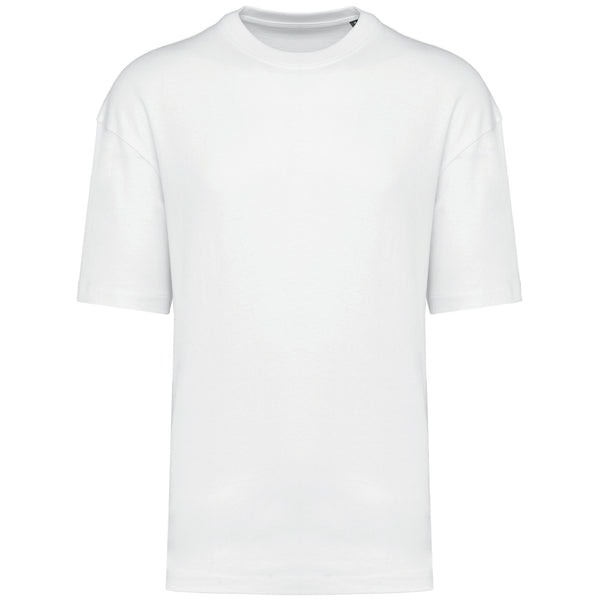 T-shirt oversize de manga curta unissexo-White-XS-RAG-Tailors-Fardas-e-Uniformes-Vestuario-Pro