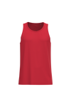 T-shirt sem manga eco-responsável de homem-Vermelho-S-RAG-Tailors-Fardas-e-Uniformes-Vestuario-Pro