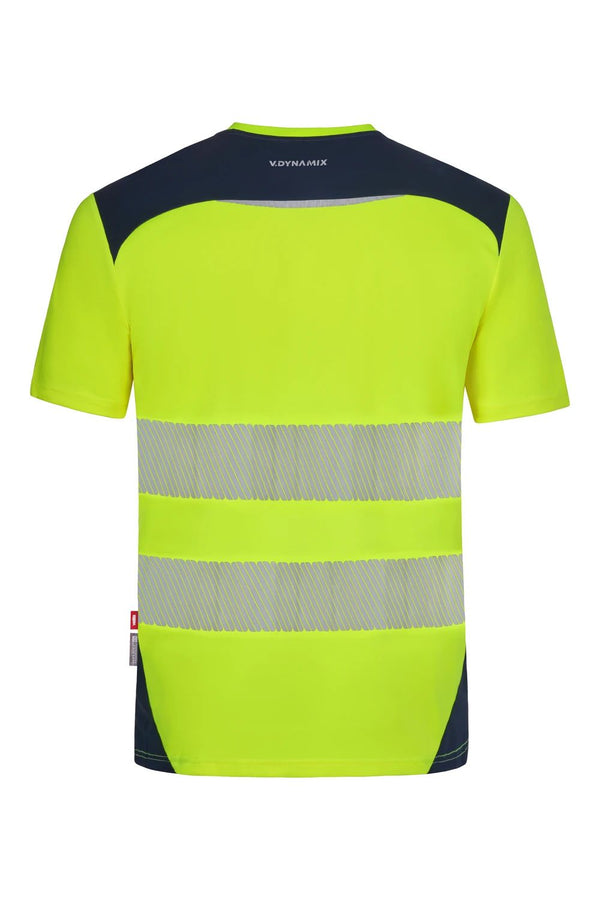 T-shirt técnica de alta visibilidade V.Dynamix Hi Vis-RAG-Tailors-Fardas-e-Uniformes-Vestuario-Pro