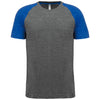 Grey Heather / Sporty Royal Blue Heather